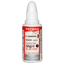 Solutie pentru Puncte Negre si Acnee Faviclear FVS Favisan, 30ml la cel mai bun pret