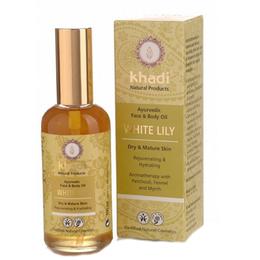 Ulei Ayurvedic pentru Par si Corp cu Crin Alb Khadi, 100 ml la cel mai bun pret