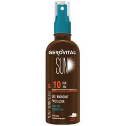 Ulei Bronzant Protector SPF 10 – Gerovital Sun Regenerating Tanning Oil, 150ml la cel mai bun pret