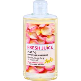 Ulei de Corp cu Trandafir, Ylang Ylang si Ulei de Piersica Fresh Juice, 150ml la cel mai bun pret