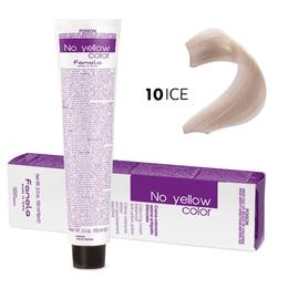 Vopsea Crema Anti-Ingalbenire Fanola No Yellow Color 10 ICE Blond Platinat Rece, 100ml la cel mai bun pret