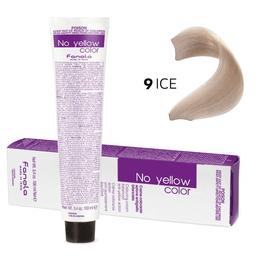 Vopsea Crema Anti-Ingalbenire Fanola No Yellow Color 9 ICE Blond Foarte Deschis Rece, 100ml la cel mai bun pret