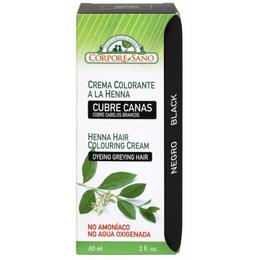 Vopsea Crema Henna Semipermanenta Negru Corpore Sano, 60ml la cel mai bun pret