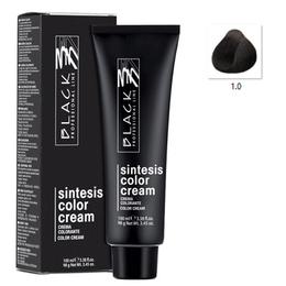 Vopsea Crema Permanenta – Black Professional Line Sintesis Color Cream, nuanta 1.0 Black, 100ml la cel mai bun pret