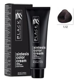 Vopsea Crema Permanenta – Black Professional Line Sintesis Color Cream, nuanta 1.12 Violet Black, 100ml la cel mai bun pret