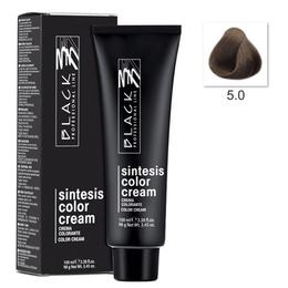 Vopsea Crema Permanenta – Black Professional Line Sintesis Color Cream, nuanta 5.0 Light Brown, 100ml la cel mai bun pret