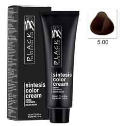 Vopsea Crema Permanenta – Black Professional Line Sintesis Color Cream, nuanta 5.00 Intense Light Brown, 100ml la cel mai bun pret