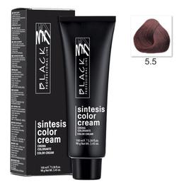 Vopsea Crema Permanenta – Black Professional Line Sintesis Color Cream, nuanta 5.5 Mahogany Light Brown, 100ml la cel mai bun pret