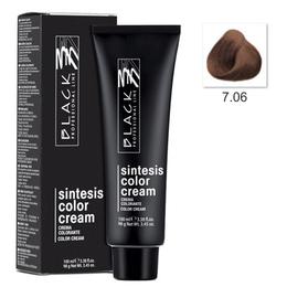 Vopsea Crema Permanenta – Black Professional Line Sintesis Color Cream, nuanta 7.06 Warm Medium Blond, 100ml la cel mai bun pret