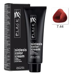 Vopsea Crema Permanenta – Black Professional Line Sintesis Color Cream, nuanta 7.44 Chilli Pepper, 100ml la cel mai bun pret