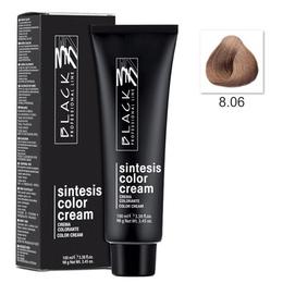 Vopsea Crema Permanenta – Black Professional Line Sintesis Color Cream, nuanta 8.06 Warm Light Blonde, 100ml la cel mai bun pret