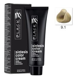 Vopsea Crema Permanenta – Black Professional Line Sintesis Color Cream, nuanta 9.1 Ash Ultra Light Blond, 100ml la cel mai bun pret