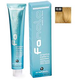 Vopsea Crema Permanenta Fanola 10.00 Blond Platinat Intens, 100ml la cel mai bun pret