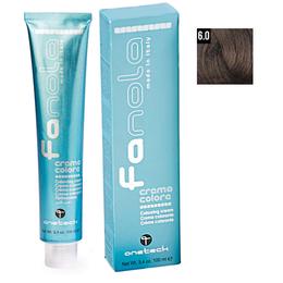 Vopsea Crema Permanenta Fanola 6.0 Blond Inchis, 100ml la cel mai bun pret