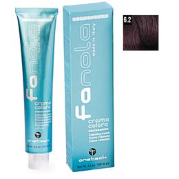 Vopsea Crema Permanenta Fanola 6.2 Blond Inchis Violet, 100ml la cel mai bun pret