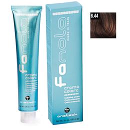 Vopsea Crema Permanenta Fanola 6.44 Blond Inchis Aramiu Intens, 100ml la cel mai bun pret