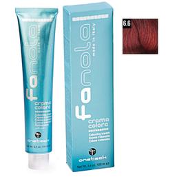 Vopsea Crema Permanenta Fanola 6.6 Blond Inchis Rosu, 100ml la cel mai bun pret