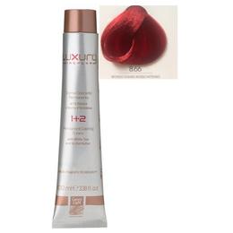 Vopsea Crema Permanenta Luxury Green Light, nuanta Biondo Chiaro Rosso Intenso 8.66, 100 ml la cel mai bun pret