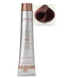 Vopsea Crema Permanenta Luxury Green Light, nuanta Castano Chiaro Mogano Rosso 5.56, 100 ml la cel mai bun pret