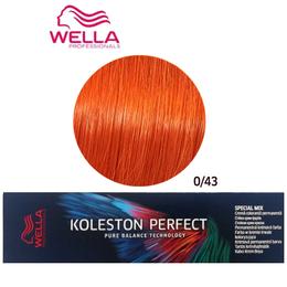 Vopsea Crema Permanenta Mixton – Wella Professionals Koleston Perfect Special Mix, nuanta 0/43 Rosu Auriu la cel mai bun pret