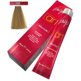 Vopsea Crema Permanenta – Vitality's Art Absolute Colour Cream, nuanta 102 Tawny Ultrablonde, 100ml la cel mai bun pret