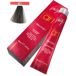 Vopsea Crema Permanenta – Vitality's Art Absolute Colour Cream, nuanta 6/1 Dark Ash Blonde, 100ml la cel mai bun pret