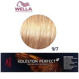 Vopsea Crema Permanenta – Wella Professionals Koleston Perfect ME+ Deep Browns, nuanta 9/7 Blond Luminos Castaniu la cel mai bun pret