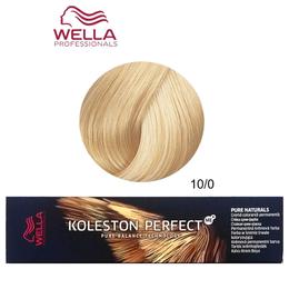 Vopsea Crema Permanenta – Wella Professionals Koleston Perfect ME+ Pure Naturals, nuanta 10/0 Blond Luminos Deschis la cel mai bun pret