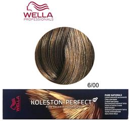 Vopsea Crema Permanenta – Wella Professionals Koleston Perfect ME+ Pure Naturals, nuanta 6/00 Blond Inchis Natural la cel mai bun pret