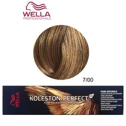 Vopsea Crema Permanenta – Wella Professionals Koleston Perfect ME+ Pure Naturals, nuanta 7/00 Blond Mediu Natural la cel mai bun pret