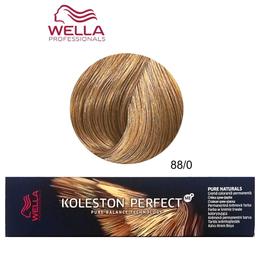 Vopsea Crema Permanenta – Wella Professionals Koleston Perfect ME+ Pure Naturals, nuanta 88/0 Blond Deschis Intens la cel mai bun pret