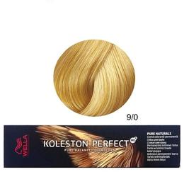 Vopsea Crema Permanenta – Wella Professionals Koleston Perfect ME+ Pure Naturals, nuanta 9/0 Blond Luminos la cel mai bun pret