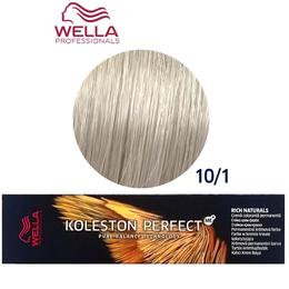 Vopsea Crema Permanenta – Wella Professionals Koleston Perfect ME+ Rich Naturals, nuanta 10/1 Blond Luminos Cenusiu la cel mai bun pret