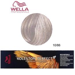 Vopsea Crema Permanenta – Wella Professionals Koleston Perfect ME+ Rich Naturals, nuanta 10/86 Blond Luminos Perlat Violet la cel mai bun pret