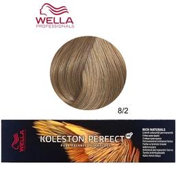 Vopsea Crema Permanenta – Wella Professionals Koleston Perfect ME+ Rich Naturals, nuanta 8/2 Blond Deschis Mat la cel mai bun pret