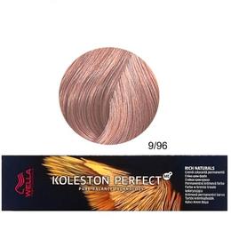 Vopsea Crema Permanenta – Wella Professionals Koleston Perfect ME+ Rich Naturals, nuanta 9/96 Blond Luminos Perlat Violet la cel mai bun pret