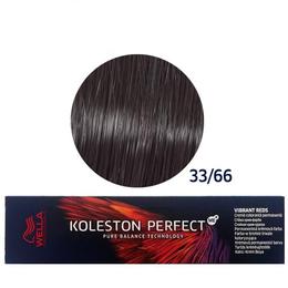 Vopsea Crema Permanenta – Wella Professionals Koleston Perfect ME+ Vibrant Reds, nuanta 33/66 Castaniu Inchis Intens Violet Intens la cel mai bun pret