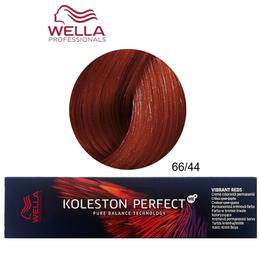 Vopsea Crema Permanenta – Wella Professionals Koleston Perfect ME+ Vibrant Reds, nuanta 66/44 Blond Inchis Rosu Intens la cel mai bun pret