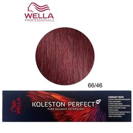 Vopsea Crema Permanenta – Wella Professionals Koleston Perfect ME+ Vibrant Reds, nuanta 66/46 Blond Inchis Intens Rosu Violet la cel mai bun pret