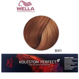 Vopsea Crema Permanenta – Wella Professionals Koleston Perfect ME+ Vibrant Reds, nuanta 8/41 Blond Deschis Aramiu Cenusiu la cel mai bun pret