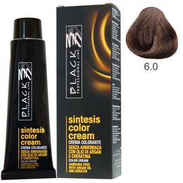 Vopsea Crema fara Amoniac – Black Professional Line Sintesis Color Cream Ammonia Free, nuanta 6.0 Dark Blond, 100ml la cel mai bun pret