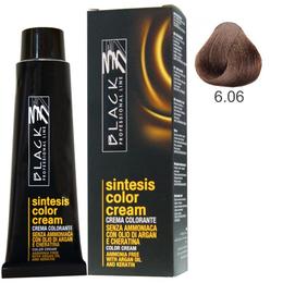 Vopsea Crema fara Amoniac – Black Professional Line Sintesis Color Cream Ammonia Free, nuanta 6.06 Warm Dark Blond, 100ml la cel mai bun pret