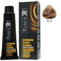 Vopsea Crema fara Amoniac – Black Professional Line Sintesis Color Cream Ammonia Free, nuanta 6.3 Dark Golden Blond, 100ml la cel mai bun pret