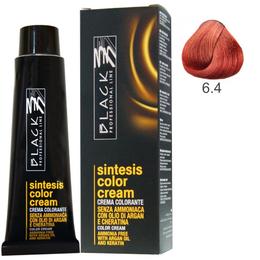 Vopsea Crema fara Amoniac – Black Professional Line Sintesis Color Cream Ammonia Free, nuanta 6.4 Copper Dark Blond, 100ml la cel mai bun pret