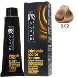 Vopsea Crema fara Amoniac – Black Professional Line Sintesis Color Cream Ammonia Free, nuanta 8.02 Sand, 100ml la cel mai bun pret