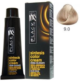 Vopsea Crema fara Amoniac – Black Professional Line Sintesis Color Cream Ammonia Free, nuanta 9.0 Ultra Light Blond, 100ml la cel mai bun pret