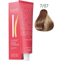 Vopsea Demi-Permanenta – Londa Professional Demi-Permanent Color Creme Extra Coverage, nuanta 7/07 Blond mediu natural, 60 ml la cel mai bun pret