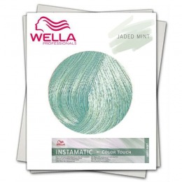 Vopsea Demi Permanenta Nuantatoare – Wella Instamatic by Color Touch Jaded Mint la cel mai bun pret