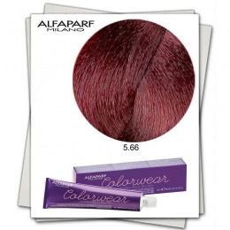 Vopsea Fara Amoniac – Alfaparf Milano Color Wear nuanta 5.66 Castano Chiaro Rosso Intenso la cel mai bun pret