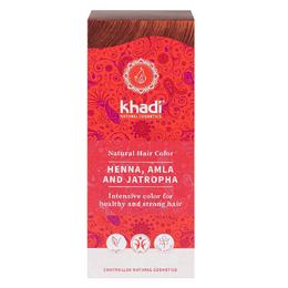 Vopsea Henna cu Amla si Jatropha – Rosu Khandi, 100 g la cel mai bun pret